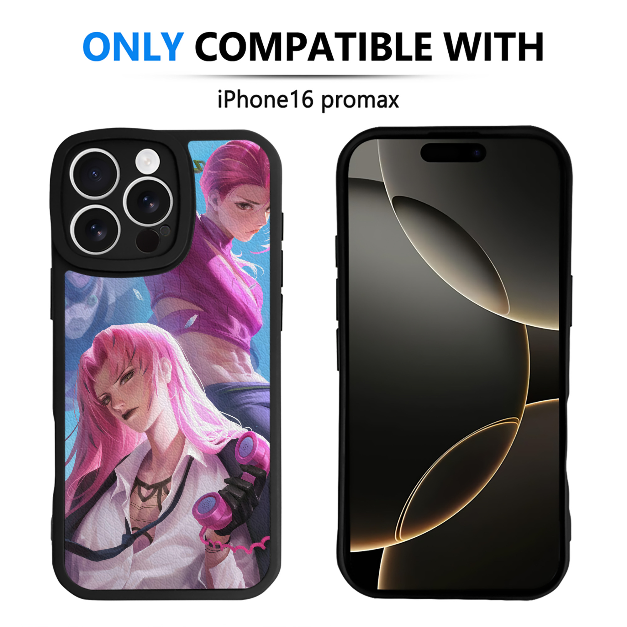（画像用） ジョジョの奇妙な冒険 JoJo's Bizarre Adventure 【iPhone 16シリーズ対応】シリコンスマホケース（レザー調） 材質：シリコン